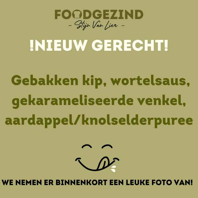 kip wortelsaus venkel knolselderpuree foodgezind