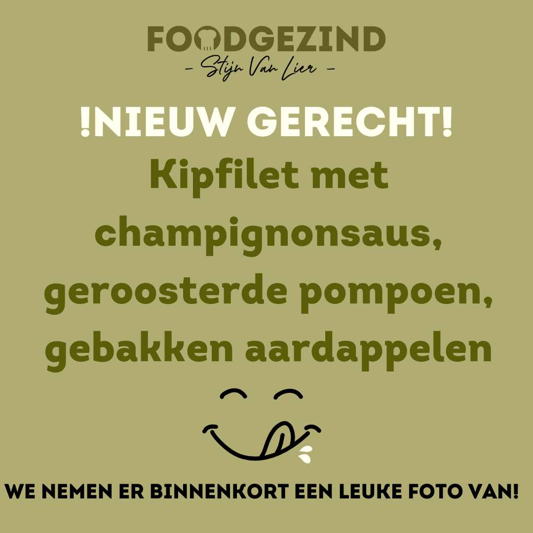 kip pompoen champignonsaus foodgezind