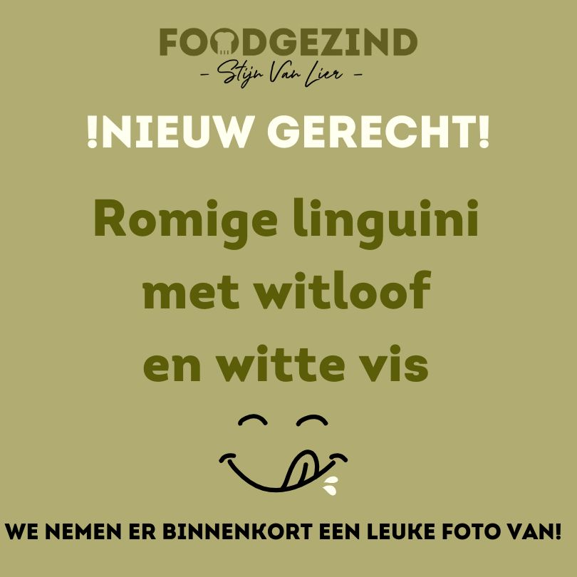 Linguini met witloof en witte vis foodgezind