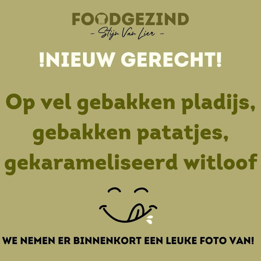 Pladijs, witloof, patatjes foodgezind