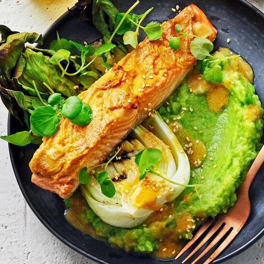 wasabipuree misozalm foodgezind