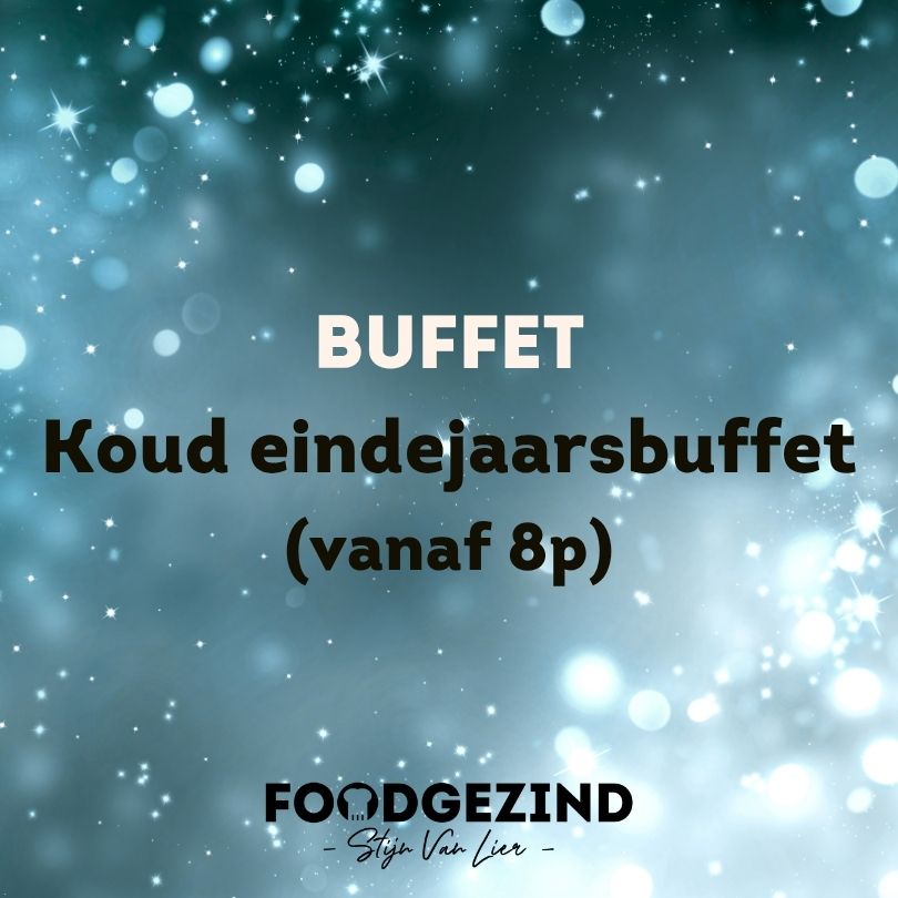 Eindejaarsbuffet koud 24/12