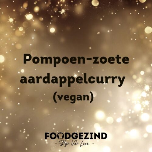 Pompoen-zoete aardappelcurry met kikkererwt, paprika, limoen en kokos  1kg 24/12