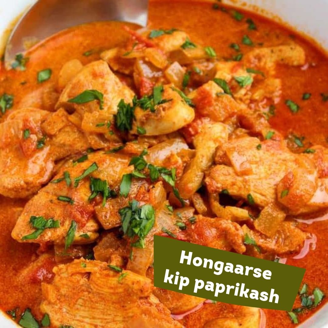 Hongaarse kip paprikash